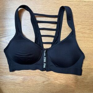 PINK Victoria's Secret Black Sports Bra